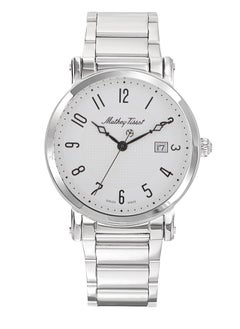 Mathey-Tissot City Metal HB611251MAG Mens Quartz Watch, Analog Display and Stainless Steel Strap, Silver  - Image 1