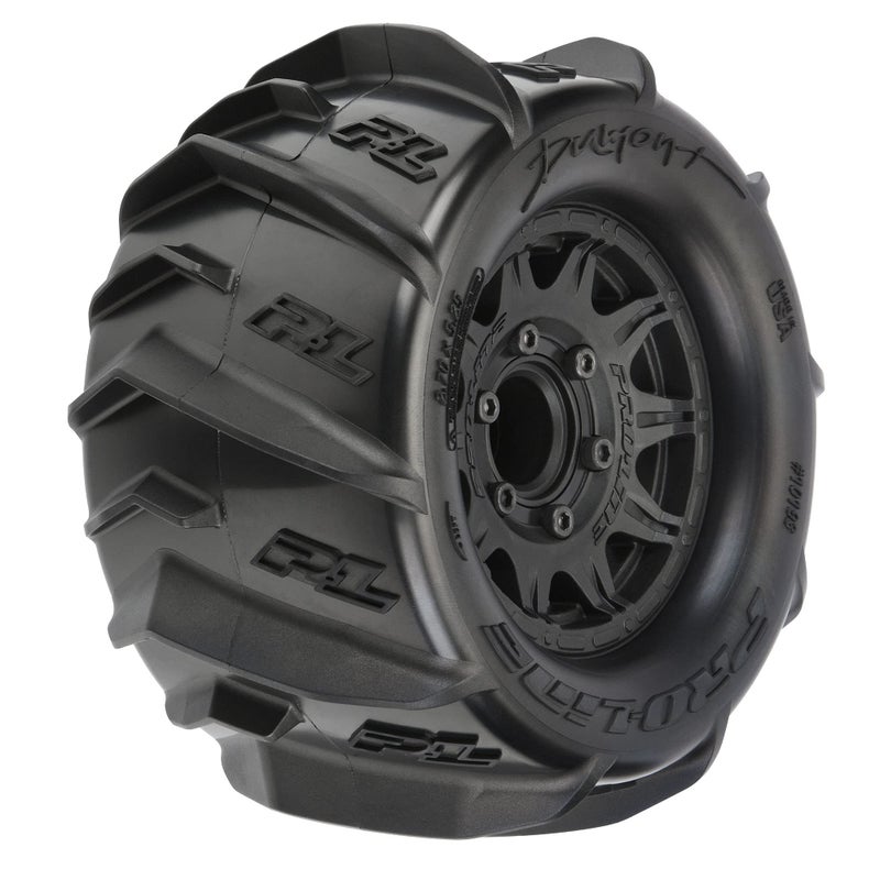 ProLine Racing Dumont 28 SandSnow MTD Raid Blk Whls FR PRO1019310 RC Tire - Image 2
