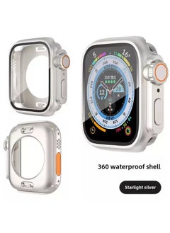Generic Suitable For Apple Iwatch S10 Watch Case S9 Modified Second Variable Ultra Protective Case 360 All-inclusive Film-Color:Transparent + Orange -Overall Dimensions:Apple Iwatch S9/S8/S7 (41mm)  - Image 4