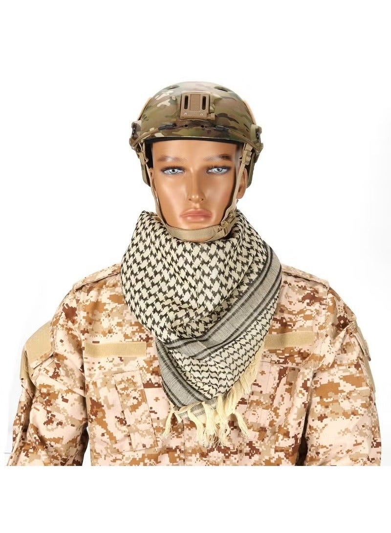 Bukela Outdoor Hiking scarf ,men & women tactical 100% cotton military head neck wrap shawl motorcycle hiking paintball face mask 42”x42”  - Image 1