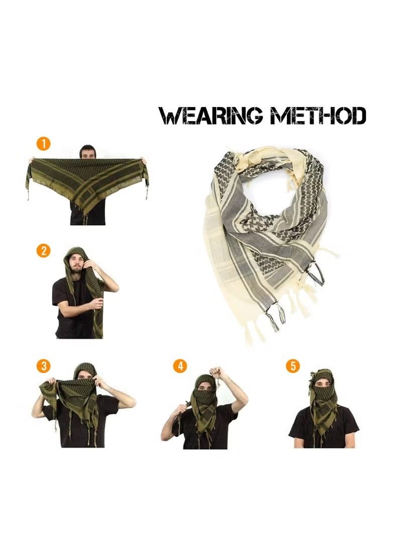 Bukela Outdoor Hiking scarf ,men & women tactical 100% cotton military head neck wrap shawl motorcycle hiking paintball face mask 42”x42”  - Image 4