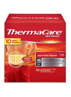 ThermaCare [1311850-10C] Lower Back & Hip L/Xl, 10 Air-Activated Heatwraps 