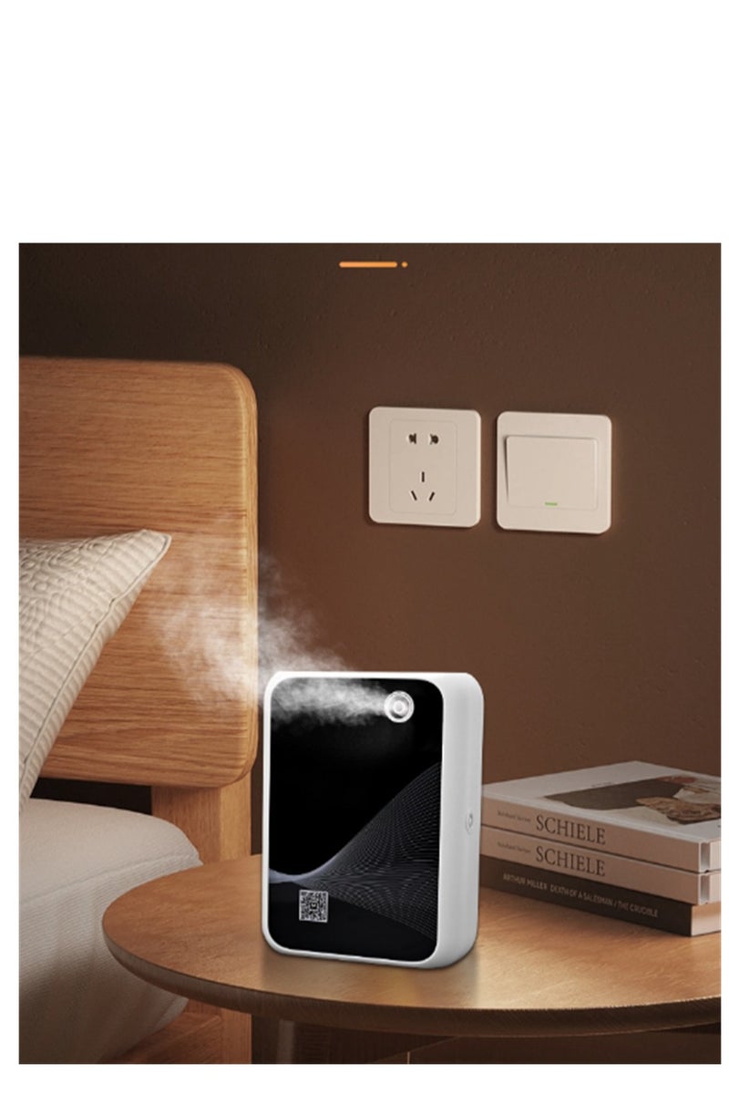 ناشر رائحة ذكي ، ناشر زيت أساسي متقدم آلة الهواء بلوتوث مع حجم 500 مل ، ناشر رائحة محترف وآلة عطر منزلية مع إعدادات قابلة للتعديل (أسود A1500) - Image 2