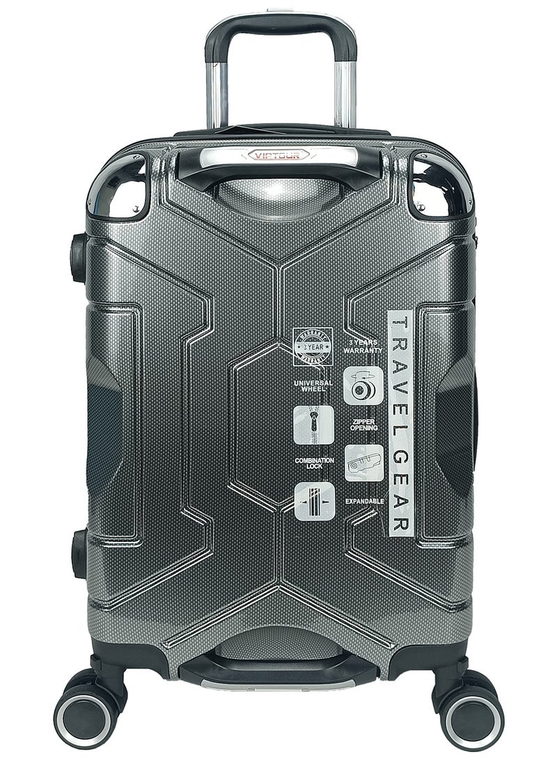 Trolley Luggage Set of 3 PCS TPC Hard Side Spinner Wheels with TSA Lock