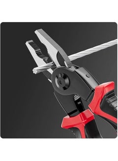 Generic 5 in 1 Wire Stripper, Combination Interchangeable Pliers Kit, Alloy Steel Wire Cutter Stripping Tool with Ergonomic Handle Design for Electrical Wire Stripping, Cable Cutting  - Image 5