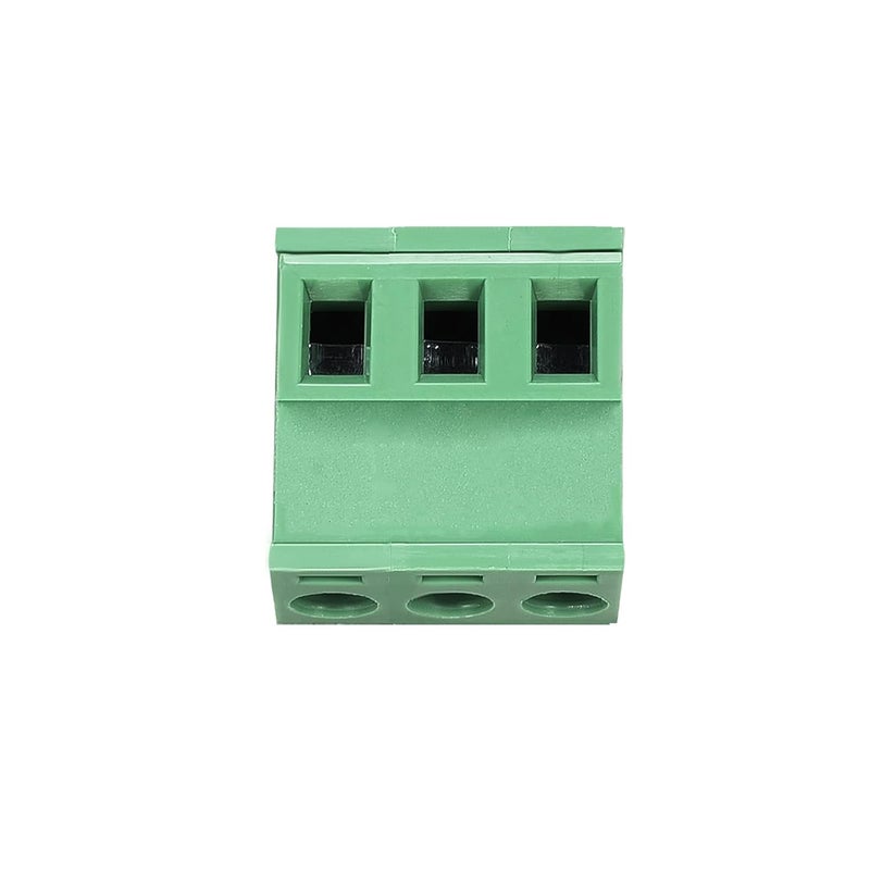 Cermant 20 قطعة من موصل كتلة طرفية لولبية قابلة للتوصيل بزاوية PCB بمسافة 5.08 مم و3 أسنان، مقبس تثبيت على اللوحة DIY (20 قطعة 3 أسنان) - Image 4