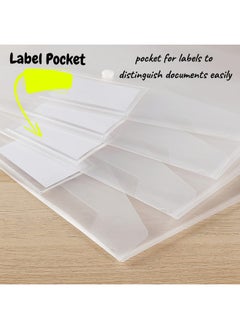 Mr. Pen Clear Plastic Envelopes 4 Pack A4 Letter Size Plastic Envelopes With Snap Closure Poly Envelopes Clear Plastic Folders Plastic Document Holder Plastic Envelopes Clear Envelopes  - Image 5