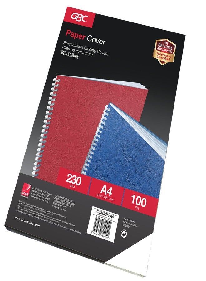 GBC Ibicover Binding Cover 63 Series 230GSM A4 White (Pack of 100) - Image 1