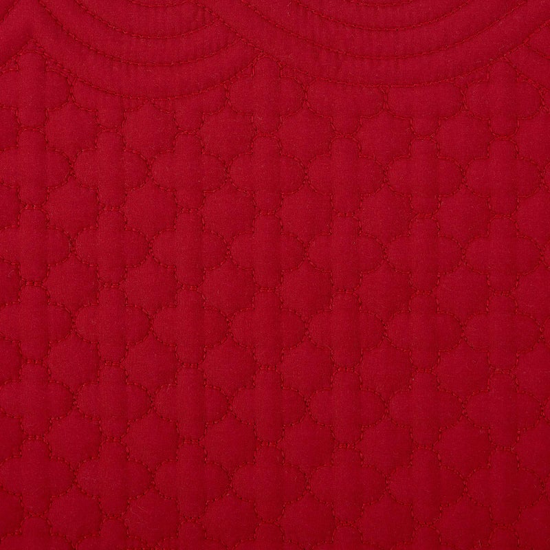 DII Quilted Farmhouse Collection Tabletop, Table Runner, 13x72, Cranberry - Image 2