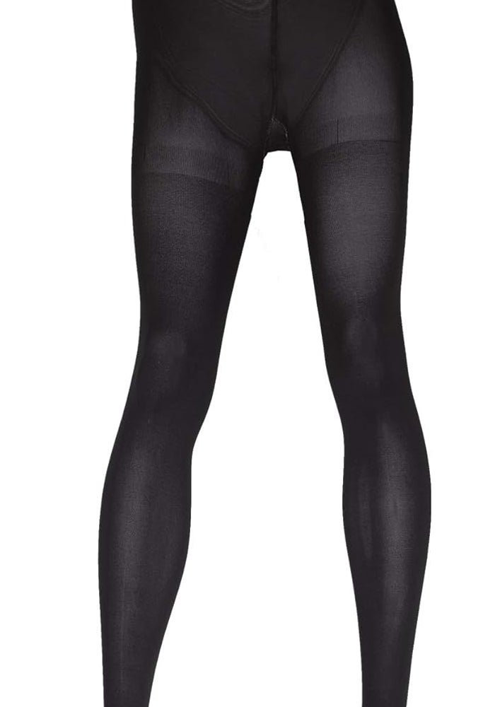 Truform 20-30 mmHg Maternity Compression Pantyhose with Tummy Support for Pregnant Women - Black, Petite - Image 3