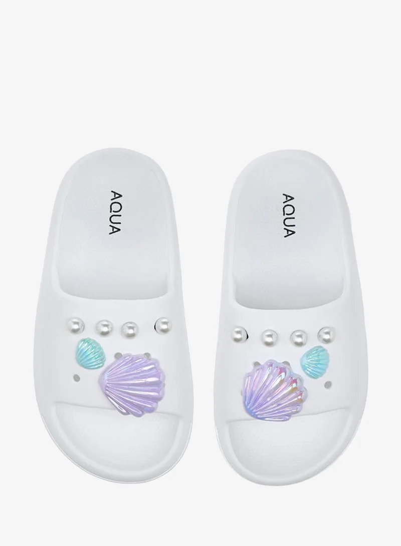 أكوا سلايدز بناتي مزين باللؤلؤ