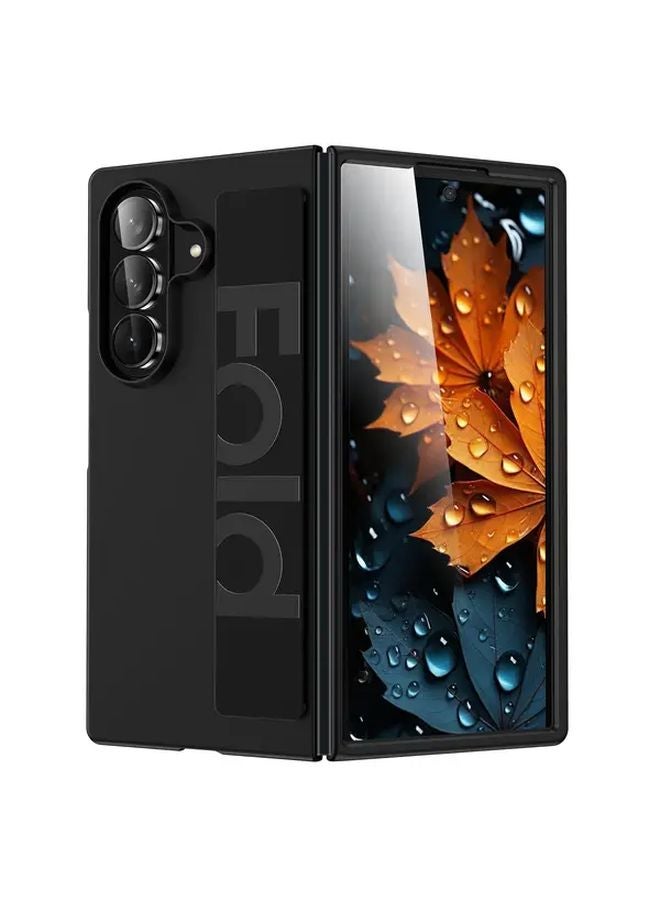 Samsung Galaxy Z Fold 7 Case Black Shockproof Hard PC Cover Slim Matte - Image 1