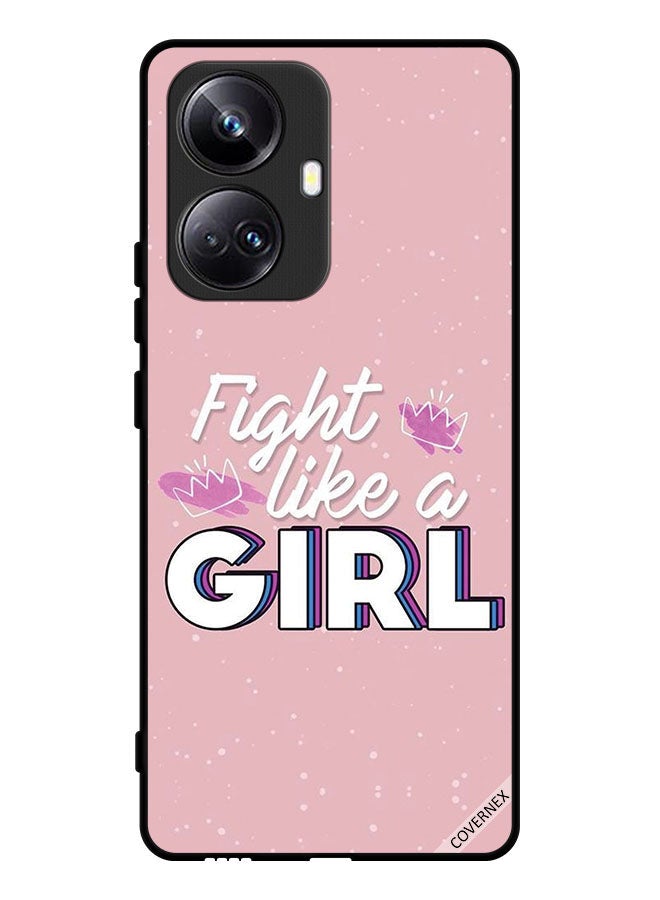 Covernex Protective Case Cover For Realme 10 Pro Plus Fight Like A Girl - Image 1