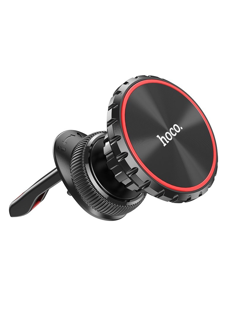 hoco CA97 Magnetic Car Mount for Air Outlet – Universal for 11 to 18 cm Phones, Strong Magnetic Grip