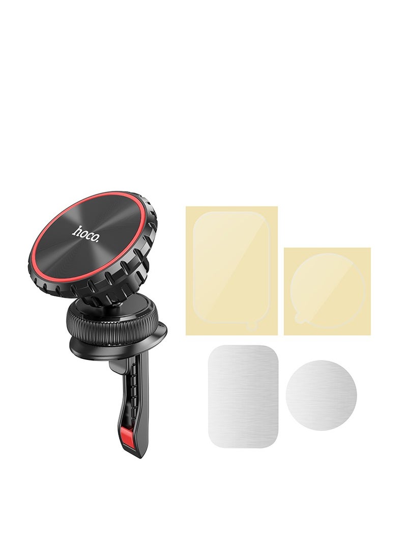 hoco CA97 Magnetic Car Mount for Air Outlet – Universal for 11 to 18 cm Phones, Strong Magnetic Grip