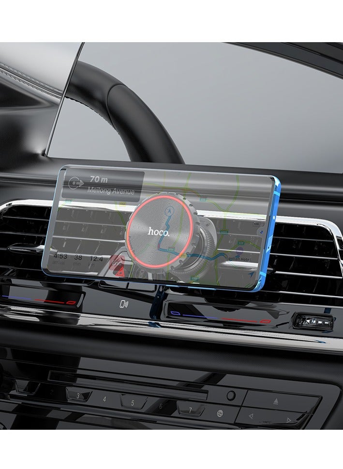 hoco CA97 Magnetic Car Mount for Air Outlet – Universal for 11 to 18 cm Phones, Strong Magnetic Grip