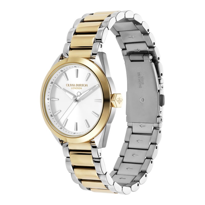 OLIVIA BURTON Round Analog Women'S Two Tone Stainless Steel Case  Watch - Image 1