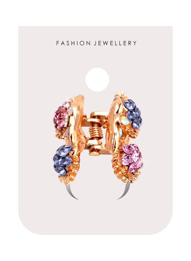 نيبمينينت مشبك شعر صغير مرصع بحجر الراين متعدد الألوان - Image 2