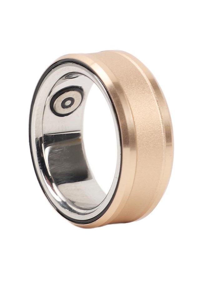 Thoraya Wearable Smart Ring Fitness Tracker Sleep Temperature Monitoring Waterproof Rechargeable Smart Health Ring for Men and Women Gold Type 23  - Image 5