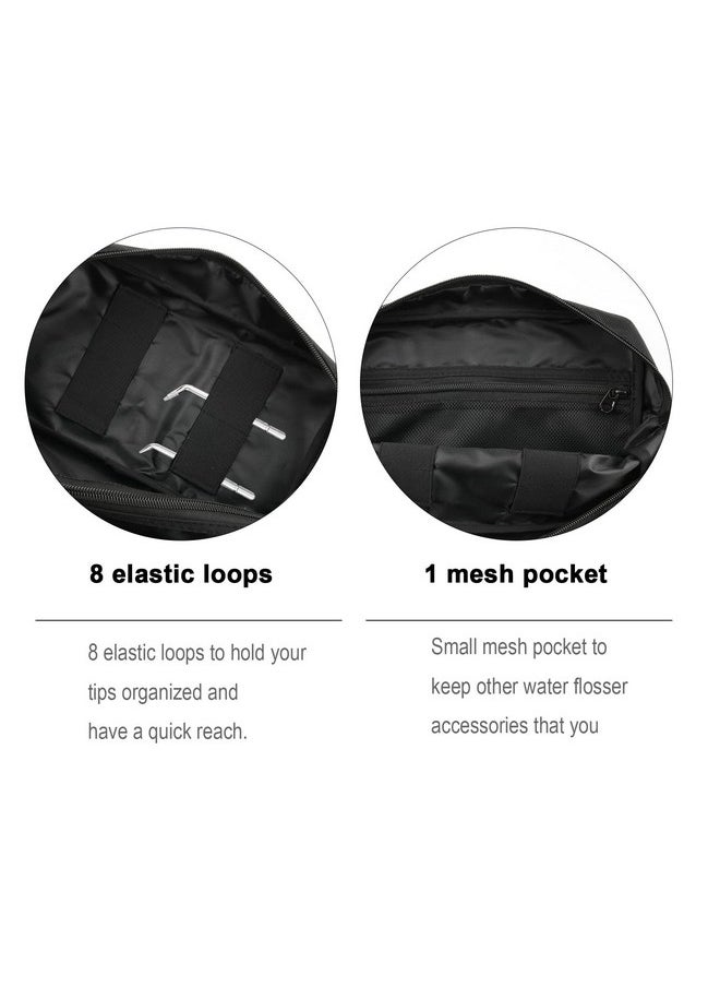 Beautyflier - Eautyflier Water Dental Flossers Carrying Bag Protective Case Carrying Pouch Cover Bag For Waterpik Cordless Advanced Water Flosser Wp560/562 /563/567/569 /450 /440 - Image 1