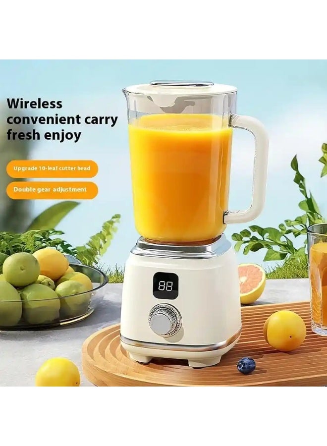 UBEdge Portable USB Rechargeable Juicer Blender – Digital Display Personal Smoothie Maker with Handle for Juice, Shakes & Fruit Blending - Image 3