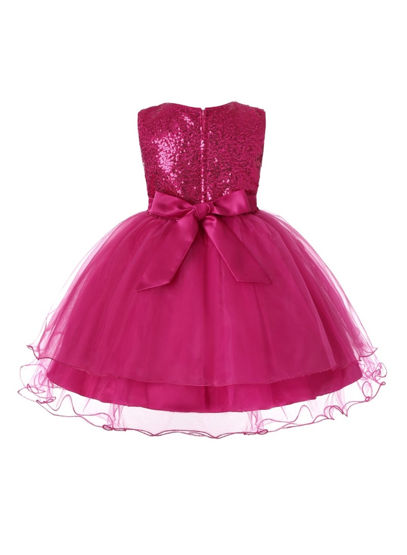 D'Daniela Sequin Bodice Tulle Dress - Image 2