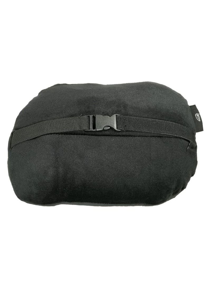 MOB Travel Pillow Car Neck Rest Car Headrest Grade Memory Foam Contoured For Comfort Universal Fit 1 Pcs Black - Image 5