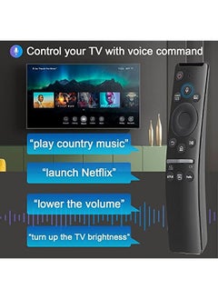 HuHa Universal Voice Remote Control for Samsung Smart TV LED QLED 4K 8K UHD Crystal Frame HDR Curved Smart TVs, with Shortcut Buttons for Netflix, Prime Video, Hulu  - Image 4