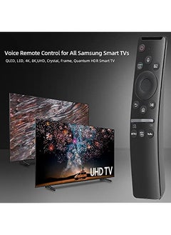 HuHa Universal Voice Remote Control for Samsung Smart TV LED QLED 4K 8K UHD Crystal Frame HDR Curved Smart TVs, with Shortcut Buttons for Netflix, Prime Video, Hulu  - Image 2