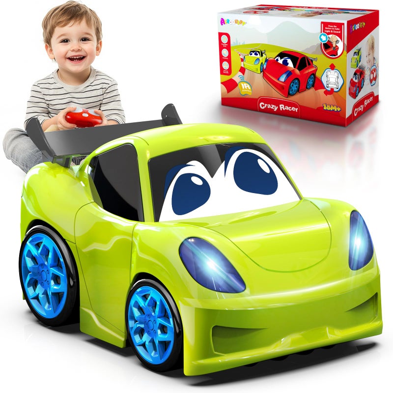 AEROQUEST Remote Control Car RC Car Toy with Lights and Sounds for Boys Girls and Toddlers Ages 13 24 47 3 Years Old - Image 2
