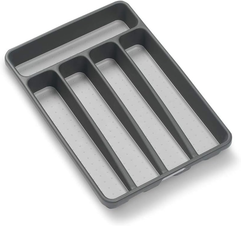 Silverware Storage Tray, Classic 5 Compartment, Granite - Image 1