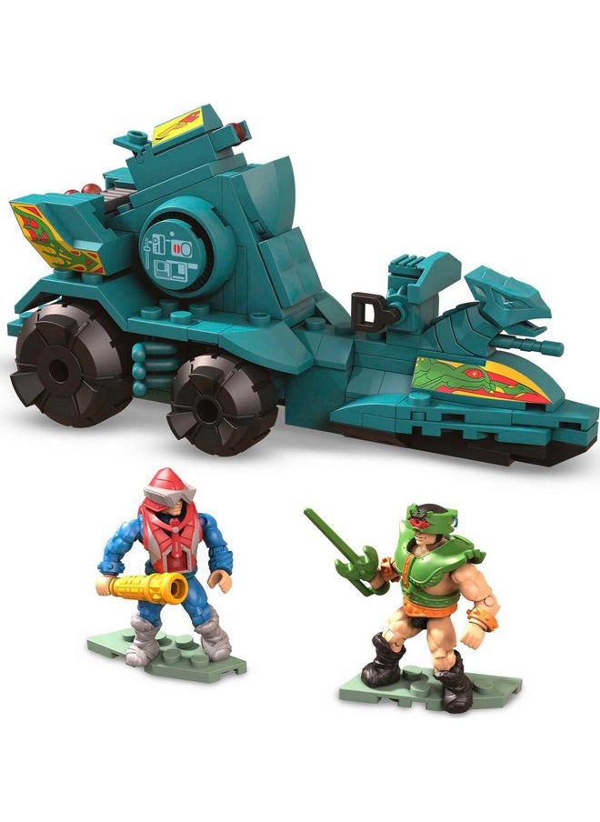 MEGA - Construx Masters Of The Universe Building Toys Set, Battle Ram And Sky Sled With 188 Pieces, 2 Micro Action Figures, For Kids - Image 1