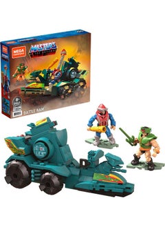 Construx Masters Of The Universe Building Toys Set, Battle Ram And Sky Sled With 188 Pieces, 2 Micro Action Figures, For Kids