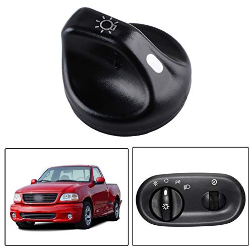 Wadoy Head Light Switch Knob, Head Lamp Switch Knob Replacement Compatible with Ford F-150 F-250 F-350 F-450, 3L3Z-11661-AA 3L3Z11661AA - Image 2