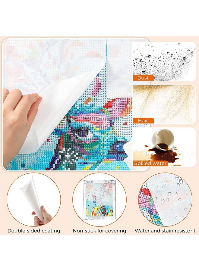Calsoling 200Pcs Diamond Painting Release Paper Doublesided Release Paper Nonstick Diamond Painting Cover Paper For 5D Diamond Embroidery Accessories 15 X 15 Cm/ 5.9 X 5.9 Inch - Image 3