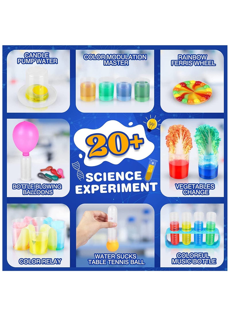 72pcs Science Kits for Kids, Science Lab Experiments Erupting Volcano,Rainbow Rain,Artificial Snow Magic Chemistry Toy DIY Science Educational Learning Kit for Boys Girls  - Image 2