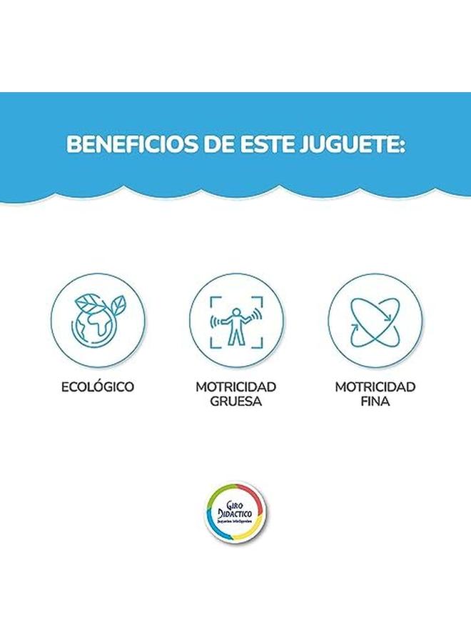 توكي توي لعبة سحب الزرافة الخشبية - Image 3