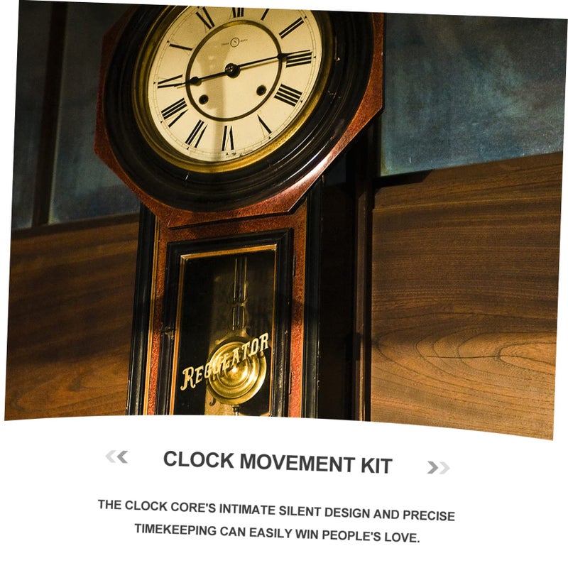 Tofficu DIY Clock Movement Kit with Metal Pendulum Silent Mechanism Replacement Parts - Image 5