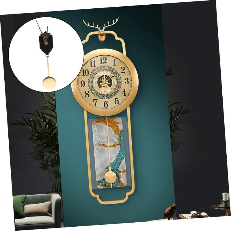 Tofficu DIY Clock Movement Kit with Metal Pendulum Silent Mechanism Replacement Parts - Image 4
