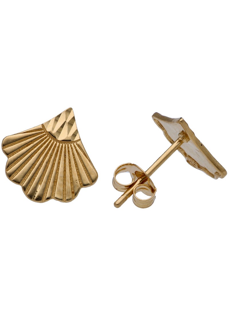 FK Jewellers Gold Sea Shell Shaped Pendant Set 18KT  - Image 4