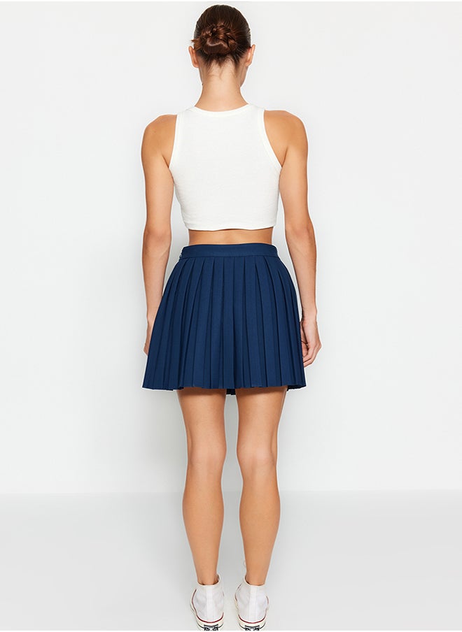 Navy Blue Pleat Detailed Mini Length Woven Skirt TWOAW21ET0111 - pzsku/ZF56BB8FFF1663F4AD493Z/45/_/1730939842/0777fea8-0e02-402d-a64e-4842ba3ecd29