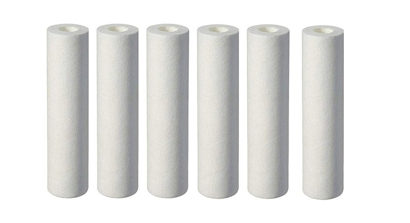 AQUALIQUID RO 5 Micron 10 Inch PP Spun Filter Suitable All Type RO Water Purifier 6 Pcs - Image 1