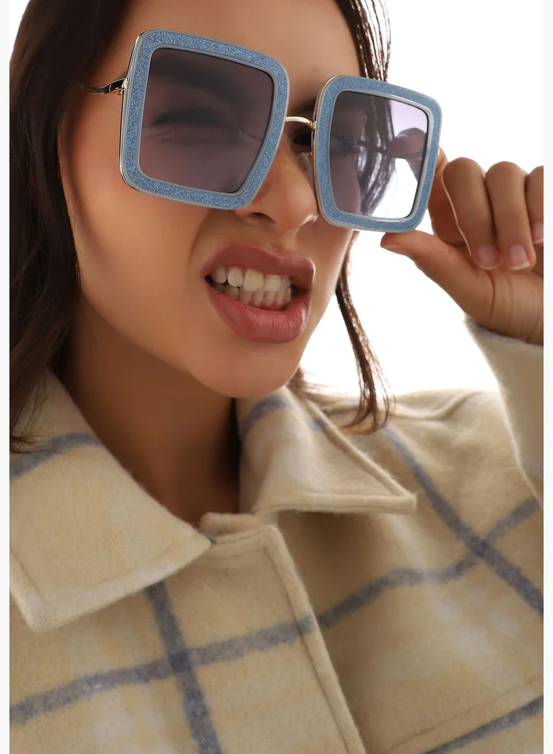 Haute Sauce Full Rim Rectangle Sunglass