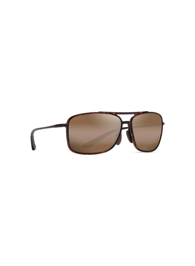 MAUI JIM نظارات شمسية طيار كاملة الإطار للرجال Kaupo Gap H437 10 مزودة بفلتر قطبي - Image 1