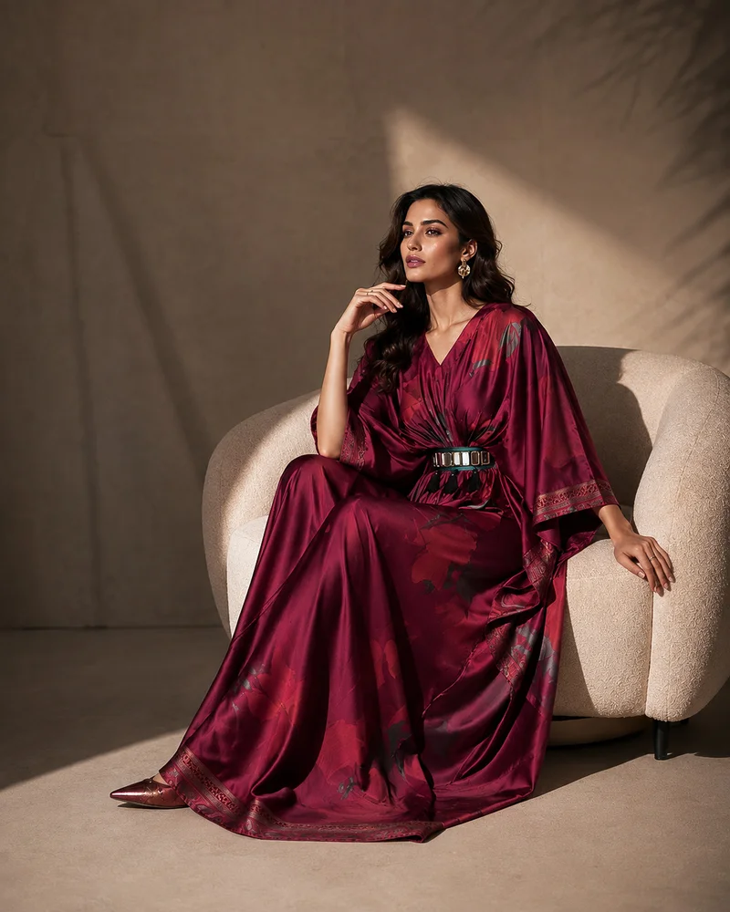 Ecstacy Printed Kaftan