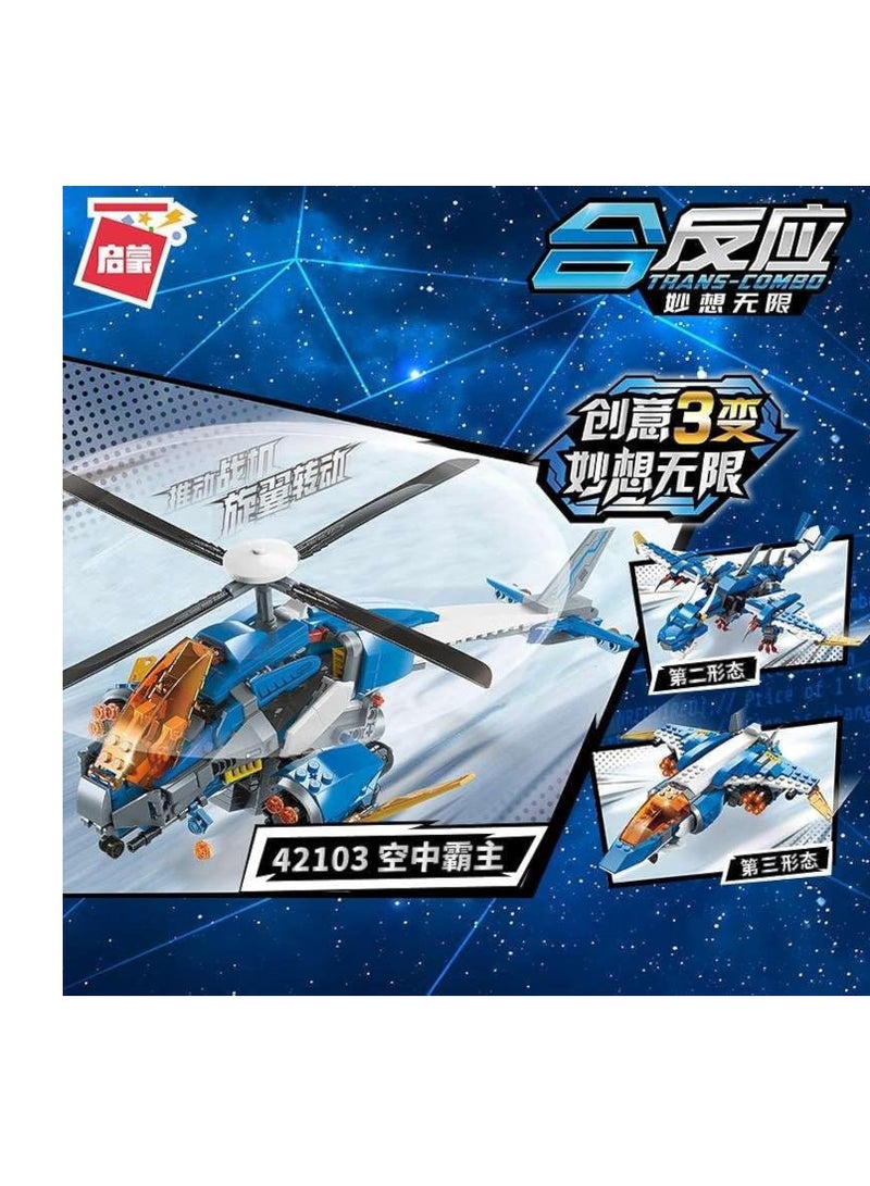 Qman Sky Overlord building set from Qman (604 PCS) - Image 2