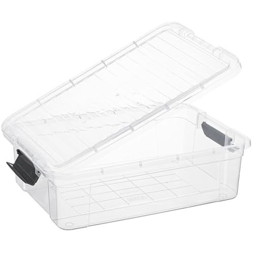Superio Clear Storage Box with Lid 137 Quart Plastic Container Bins for Organizing Stackable Crates BPA Free Non Toxic Odor Free Organizers for Home Office School and Dorm - Image 3