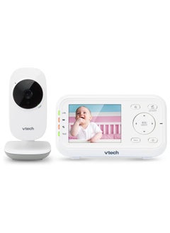 vtech VTech Video Baby Monitor with 1000ft Long Range, Auto Night Vision, 2.8” Screen, 2-Way Audio Talk, Temperature Sensor, Power Saving Mode, Lullabies and Wall-mountable Camera with bracket  - Image 1