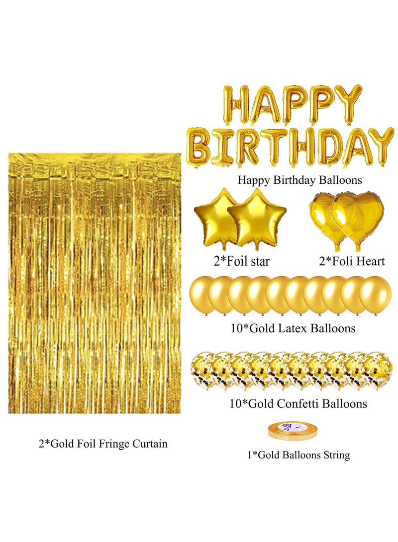 Sharpdo 40 Piece high-quality decorative foil party balloons with happy birthday decoration balloon set - Image 2