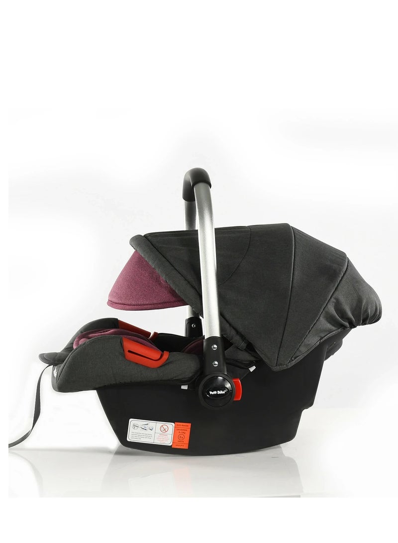 petit bebe Baby/Kids 4-in-1 Car Seat - 4 Position Recline 5-Point Safety Harness – 10 Level Adjustable Headrest, 0 months to 12 years (Group 0+/1/2/3), Upto 36kg - Image 3